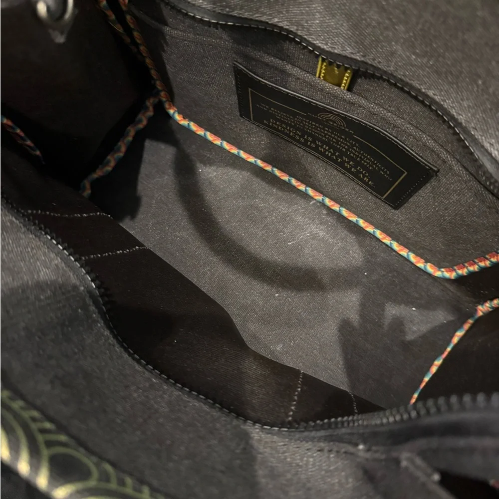 Kurt Geiger Rainbow Wave Tote with Black Accents - Picture 9 of 12